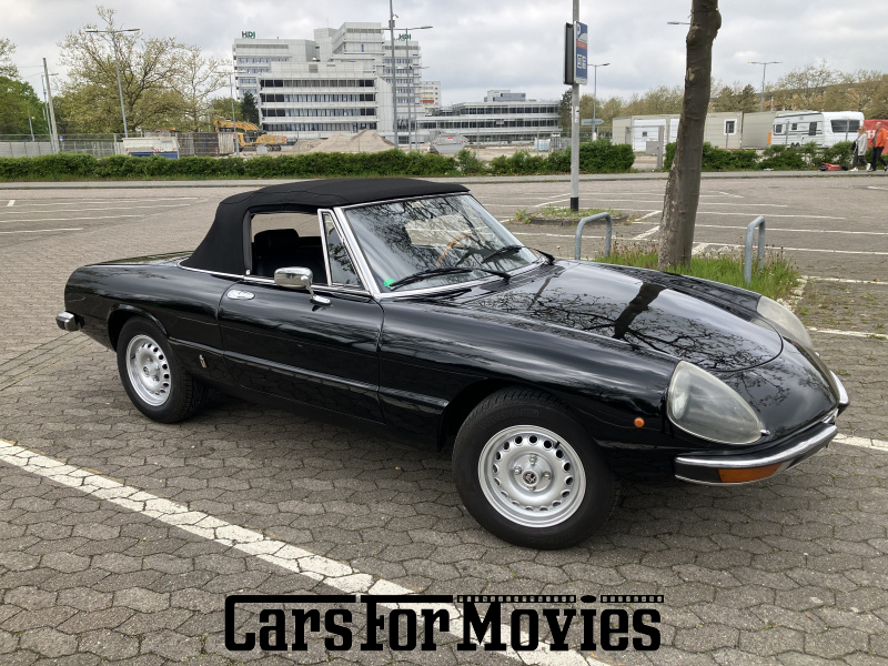 CarsForMovies | Alfa Romeo 2000 Spider 1980 Italien Schwarz Schwarz Zivilfahrzeug Cabrio Niedersachsen 7173 