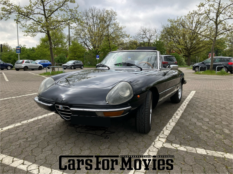 CarsForMovies | Alfa Romeo 2000 Spider 1980 Italien Schwarz Schwarz Zivilfahrzeug Cabrio Niedersachsen 7173 