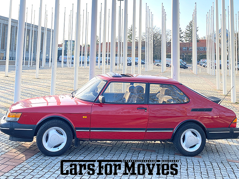 CarsForMovies | Saab 900 II 1992 Schweden Rot Grau Nutzfahrzeug Coupe Berlin 7229 Schiebedach