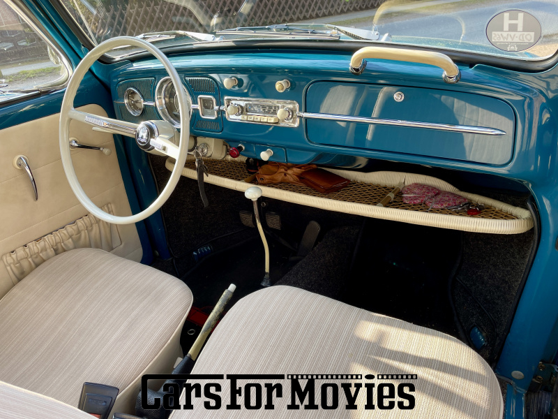 CarsForMovies | Volkswagen Käfer 1965 Deutschland Blau Beige Zivilfahrzeug Kleinwagen Schleswig-Holstein 7237 seeblau