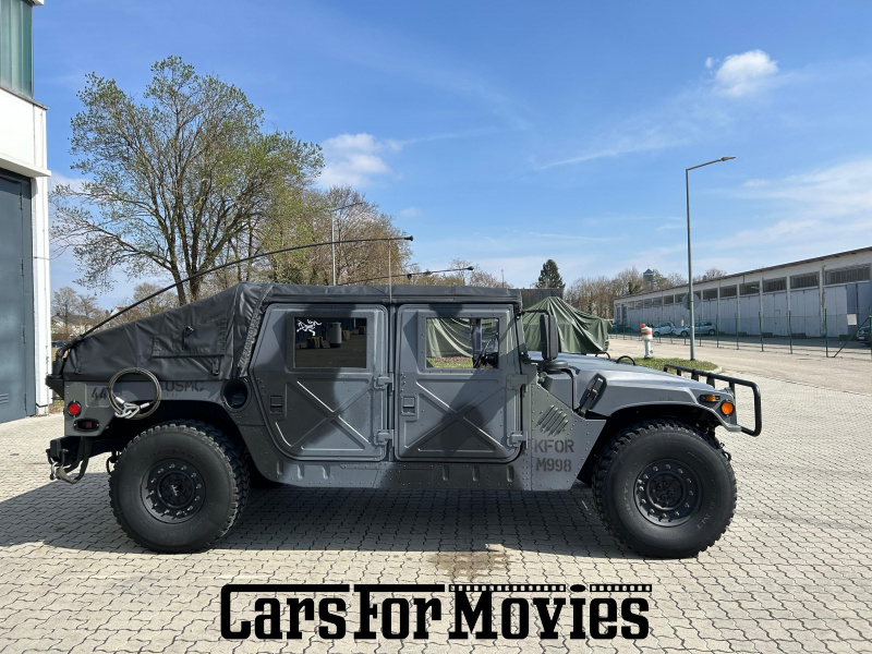 CarsForMovies | Hummer H1 1988 USA Grau Schwarz Militärfahrzeug Geländewagen Bayern 7269 usarmy