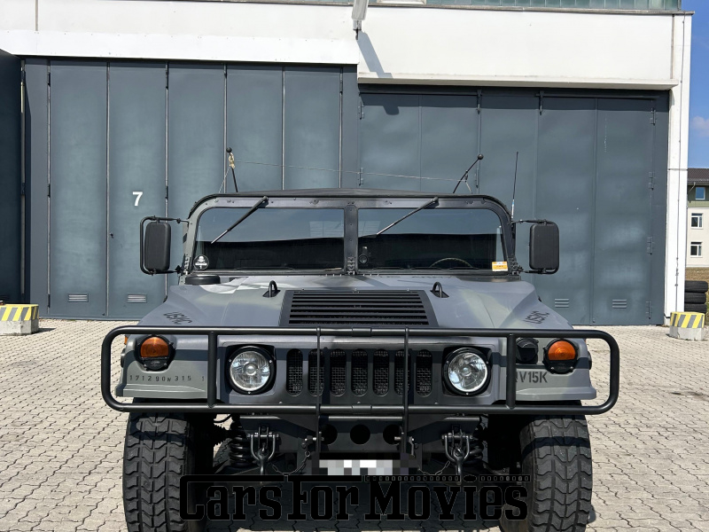 CarsForMovies | Hummer H1 1988 USA Grau Schwarz Militärfahrzeug Geländewagen Bayern 7269 usarmy