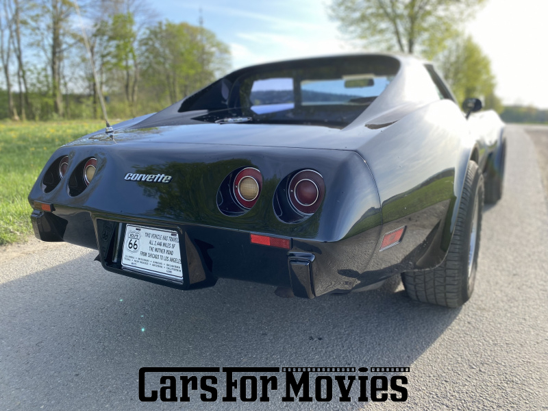 CarsForMovies | Chevrolet  Corvette Stingray  1977 USA Schwarz Schwarz Zivilfahrzeug Muscle Car Sachsen 7280 targa