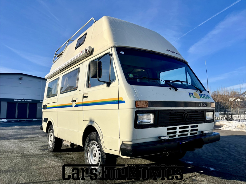 CarsForMovies | Volkswagen LT Florida 1988 Deutschland Weiß Grau Zivilfahrzeug Wohnmobil Nordrhein-Westfalen 7298 camper camping westfalia