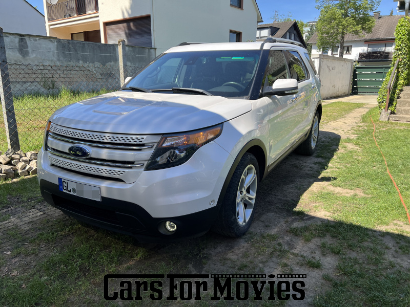CarsForMovies | Ford Motor Company Explorer 2012 USA Weiß Schwarz Zivilfahrzeug SUV Nordrhein-Westfalen 7342 Schiebedach Anhängerkupplung ahk 