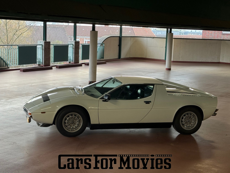 CarsForMovies | Maserati Merak 1977 Italien Weiß Schwarz Zivilfahrzeug Sportwagen Hamburg 7361 lude