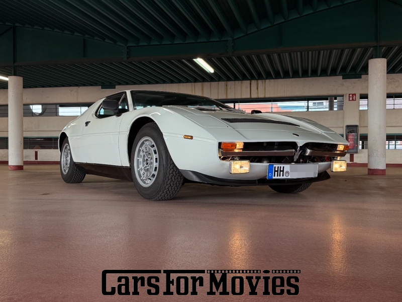 CarsForMovies | Maserati Merak 1977 Italien Weiß Schwarz Zivilfahrzeug Sportwagen Hamburg 7361 lude