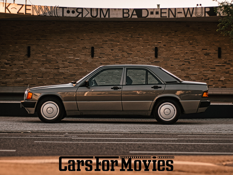 CarsForMovies | Mercedes Benz 190 E 1.8  W201 1992 Deutschland Grau Schwarz Zivilfahrzeug Limousine Baden-Württemberg 7364 Schiebedach