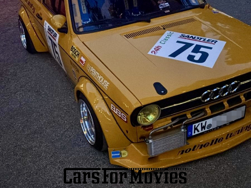 CarsForMovies | Audi 50 1975 Deutschland Gelb Gelb Zivilfahrzeug Motorsport Brandenburg 7414 tuning rallye rally überrollbügel showcar