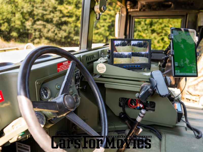 CarsForMovies | Hummer M998 Am Generall Humvee Hummer H1 Hmmwv Slantback 1989 USA Beige Grün Militärfahrzeug Geländewagen außerhalb von Deutschland 7417 