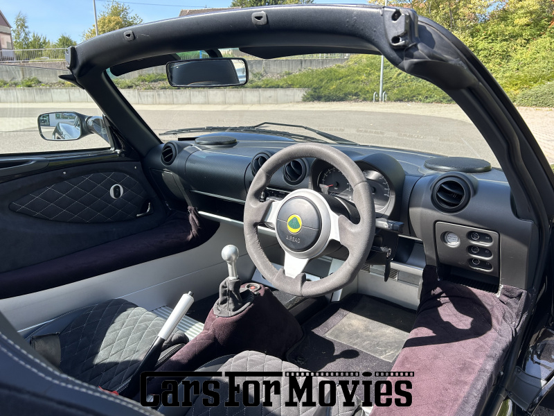 CarsForMovies | Lotus Elise S2 111 S (Rechtslenker) 2009 England Schwarz Schwarz Zivilfahrzeug Sportwagen Saarland 7419 leder rhd
