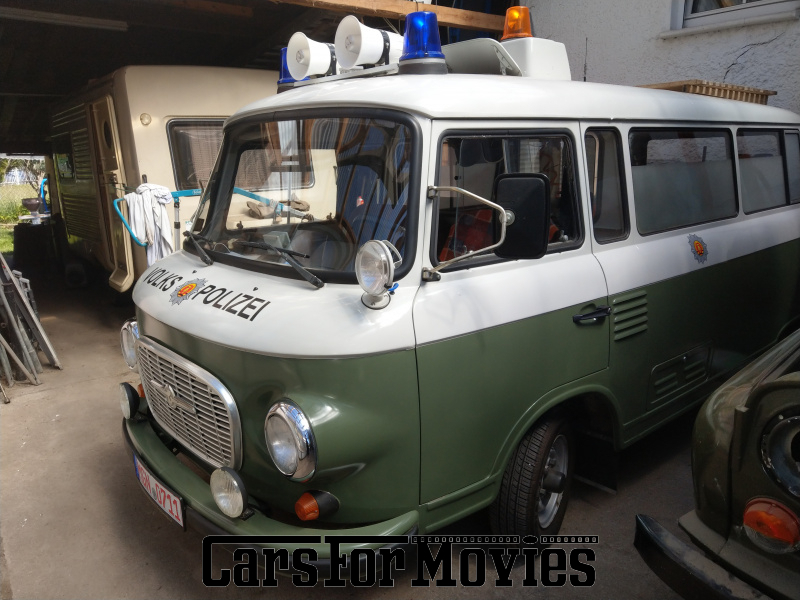 CarsForMovies | Barkas B 1000 1986 DDR Grün Weiß Einsatzfahrzeug Polizeifahrzeug Ost Thüringen 7447 ddr