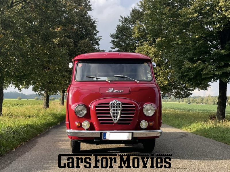 Alfa Romeo T10 Romeo 1955 Italien Rot Grau Zivilfahrzeug Transporter außerhalb von Deutschland 7496 Selbstmördertüren