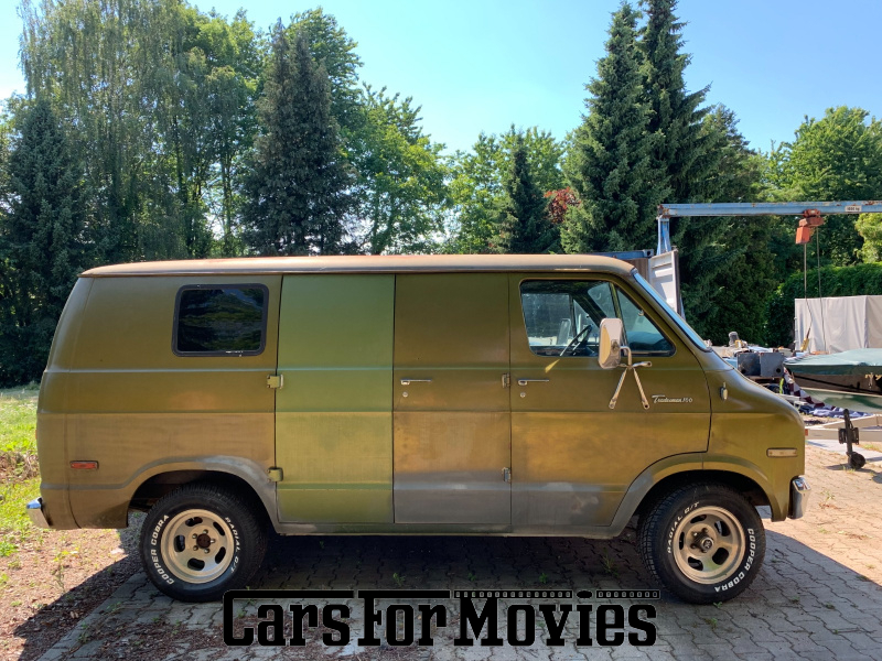 CarsForMovies | Dodge B100 Tradesman 1974 USA Grün Grün Zivilfahrzeug Transporter Nordrhein-Westfalen 7509 Bus lieferwagen