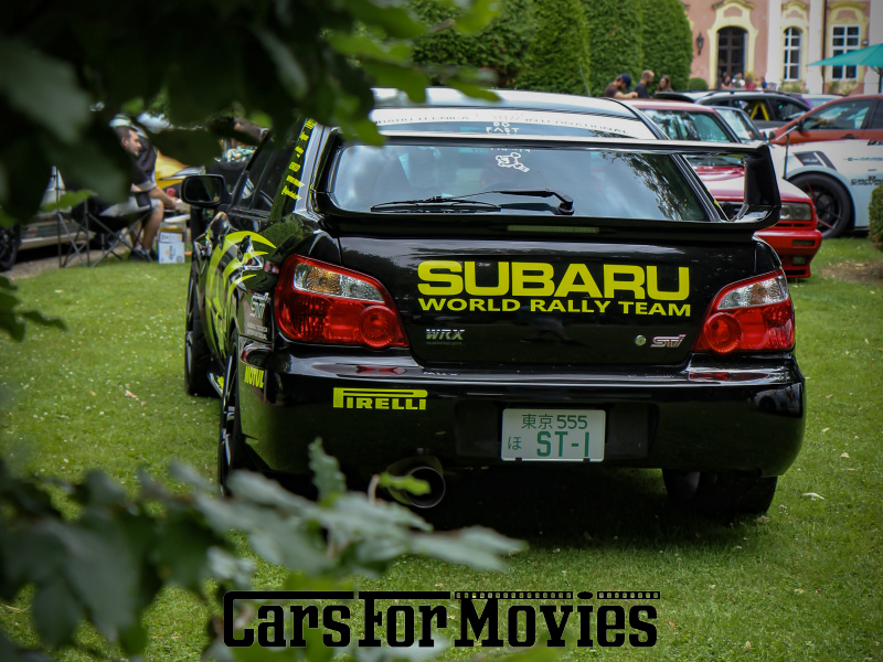 CarsForMovies | Subaru Impreza WRX STI (Rechtslenker) 2003 Japan Schwarz Blau Zivilfahrzeug Motorsport Hessen 7523 rhd tuning rallye rennwagen sportwagen rally showcar
