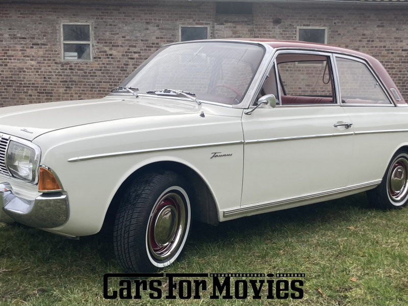 CarsForMovies | Ford-Werke GmbH Taunus P5  20m TS 1964 Deutschland Weiß Rot Zivilfahrzeug Limousine Schleswig-Holstein 7550 Schiebedach