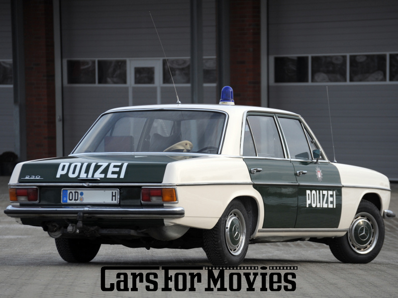 CarsForMovies | Mercedes Benz 230/8 1973 Deutschland Grün Schwarz Einsatzfahrzeug Polizeifahrzeug West Schleswig-Holstein 7554 