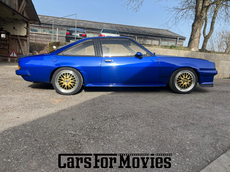 CarsForMovies | Opel Manta 1987 Deutschland Blau Schwarz Zivilfahrzeug Coupe Baden-Württemberg 7560 Schiebedach 