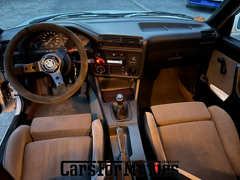 CarsForMovies | BMW E30 1990 Deutschland Weiß Schwarz Zivilfahrzeug Coupe Baden-Württemberg 7562 