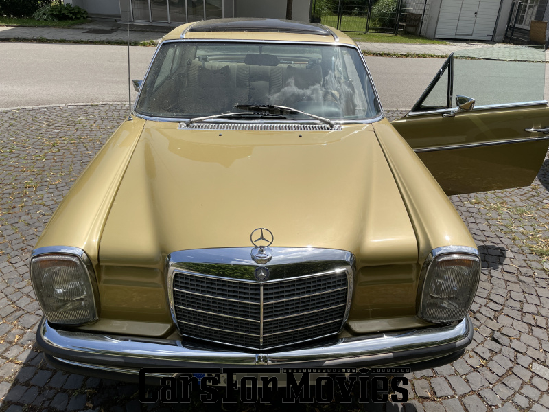 Mercedes Benz 280 CE (W114) 1972 Deutschland Gold Beige Zivilfahrzeug Coupe Bayern 7558 Schiebedach
