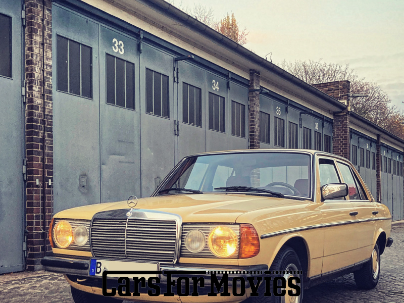 CarsForMovies | Mercedes Benz W123 250 1980 Deutschland Gelb Braun Zivilfahrzeug Limousine Brandenburg 7565 