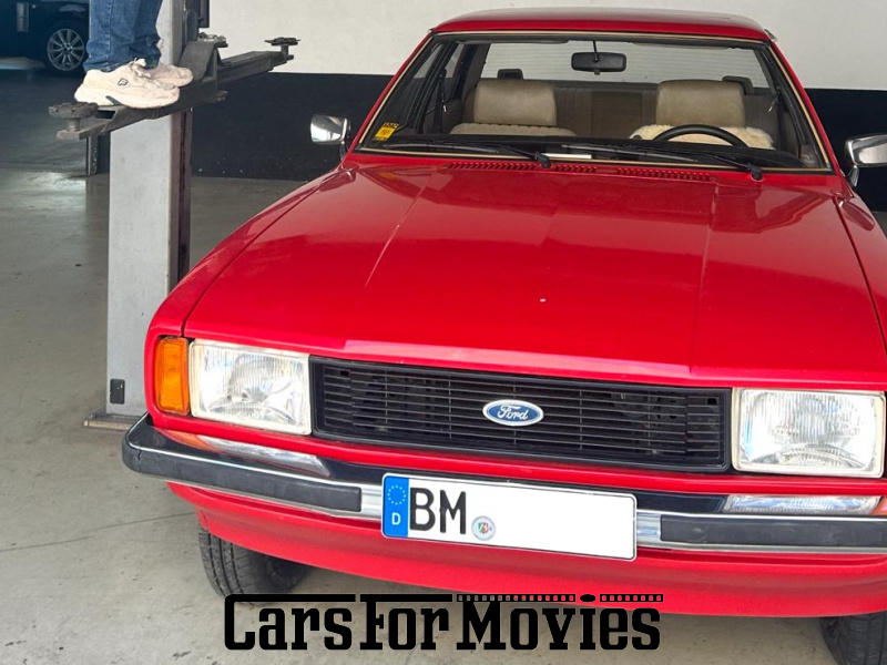 CarsForMovies | Ford-Werke GmbH Taunus  1978 Deutschland Rot Beige Zivilfahrzeug Limousine Nordrhein-Westfalen 7566 