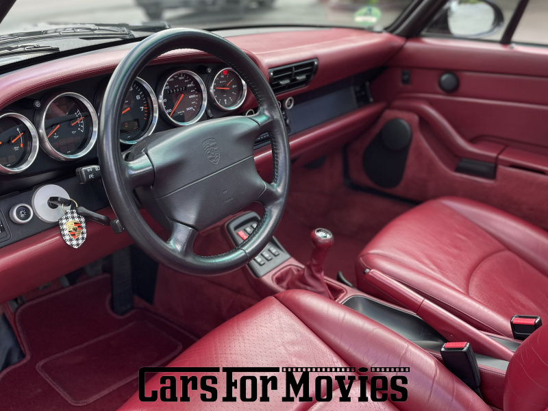 CarsForMovies | Porsche 911 Carrera (993) 1994 Deutschland Schwarz Rot Zivilfahrzeug Coupe Bayern 7567 