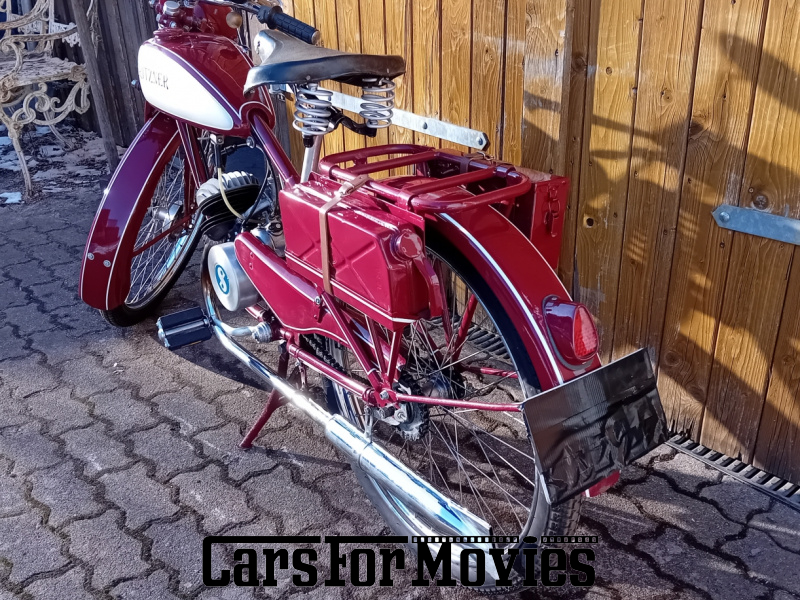 CarsForMovies | Sachs Bikes Gritzner+Kayser 1939 Deutschland Rot Rot Zwei- und Dreirad Motorrad Schleswig-Holstein 7569 pfaff vorkrieg weltkrieg