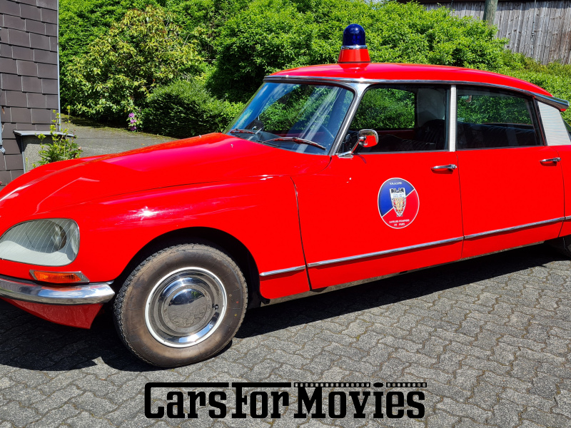 CarsForMovies | Citroen DS (ID 19B) 1968 Frankreich Rot Schwarz Einsatzfahrzeug Feuerwehrfahrzeug West Nordrhein-Westfalen 7589 112