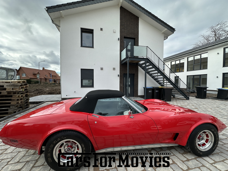 CarsForMovies | Chevrolet  Corvette  1974 USA Rot Schwarz Zivilfahrzeug Cabrio Nordrhein-Westfalen 7590 sportwagen