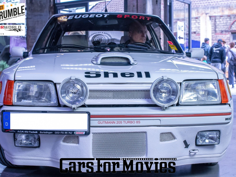 Peugeot 205 Gutmann Turbo 8s 1985 Frankreich Weiß Schwarz Einsatzfahrzeug Kleinwagen Baden-Württemberg 7600 tuning rallye motorsport