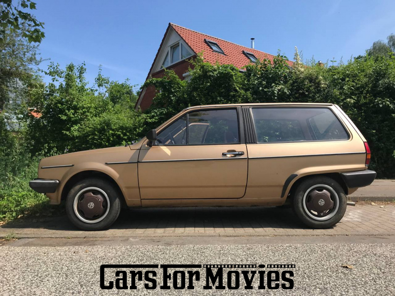 CarsForMovies | Volkswagen Polo 86C 1981 Deutschland Gold Braun Zivilfahrzeug Kleinwagen Berlin 7613 