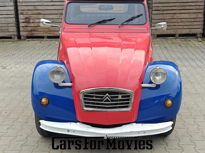 Citroen 2 CV Ente 1988 Frankreich Rot Grau Zivilfahrzeug Cabrio Bayern 7615 