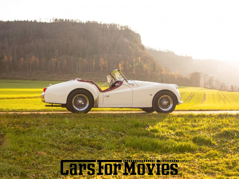 CarsForMovies | Triumph TR3 1961 England Weiß Rot Zivilfahrzeug Cabrio Bayern 7649 