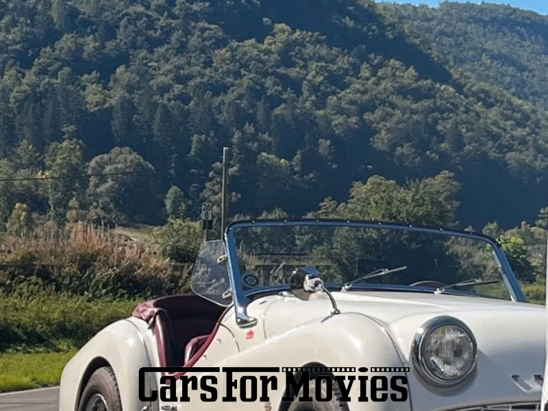 CarsForMovies | Triumph TR3 1961 England Weiß Rot Zivilfahrzeug Cabrio Bayern 7649 