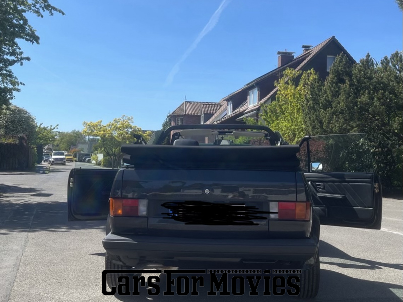 CarsForMovies | Volkswagen Golf 1 GLI 1986 Deutschland Schwarz Schwarz Zivilfahrzeug Cabrio Niedersachsen 7651 