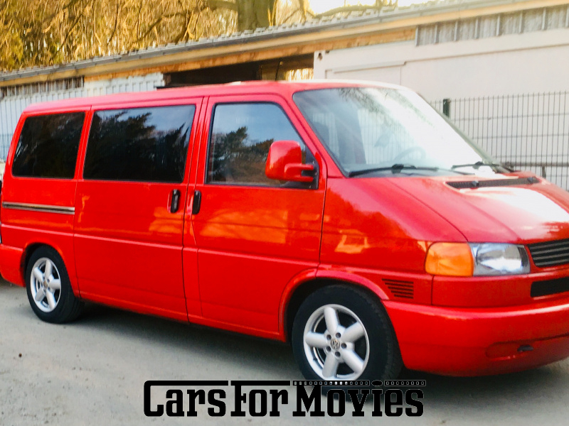 CarsForMovies | Volkswagen Bulli Multivan  1996 Deutschland Rot Grau Zivilfahrzeug Bus Sachsen 7655 