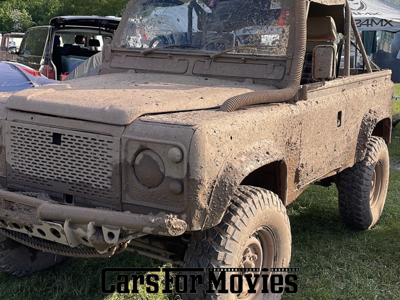 CarsForMovies | Land Rover Defender (Rechtslenker) 1986 England Gelb Blau Nutzfahrzeug Cabrio DE - Niedersachsen 7666 rhd patina