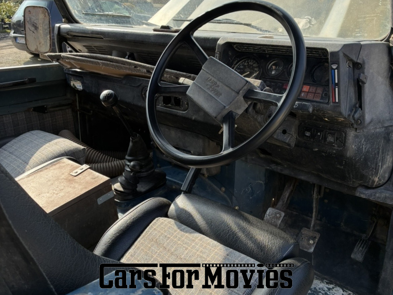 CarsForMovies | Land Rover Defender (Rechtslenker) 1986 England Gelb Blau Nutzfahrzeug Cabrio DE - Niedersachsen 7666 rhd patina