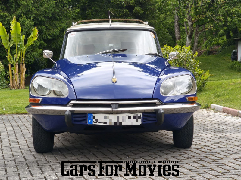 Citroen ID20 Break Familiale 1972 Frankreich Blau Braun Zivilfahrzeug Kombi DE - Saarland 7676 Anhängerkupplung ahk Dachgepäckträger 