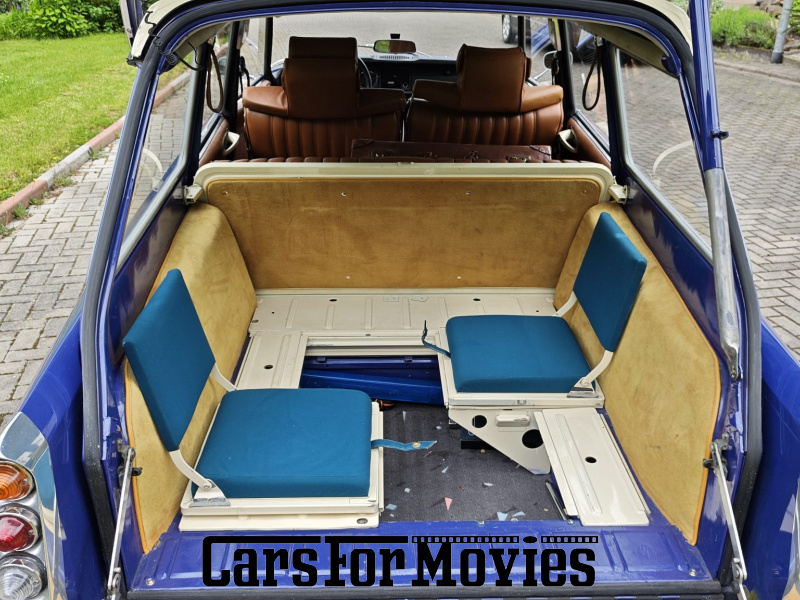 CarsForMovies | Citroen ID20 Break Familiale 1972 Frankreich Blau Braun Zivilfahrzeug Kombi DE - Saarland 7676 Anhängerkupplung ahk Dachgepäckträger 