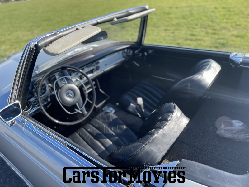 CarsForMovies | Mercedes Benz SL Pagode W113 1970 Deutschland Silber Schwarz Einsatzfahrzeug Cabrio DE - Baden-Württemberg 7681 