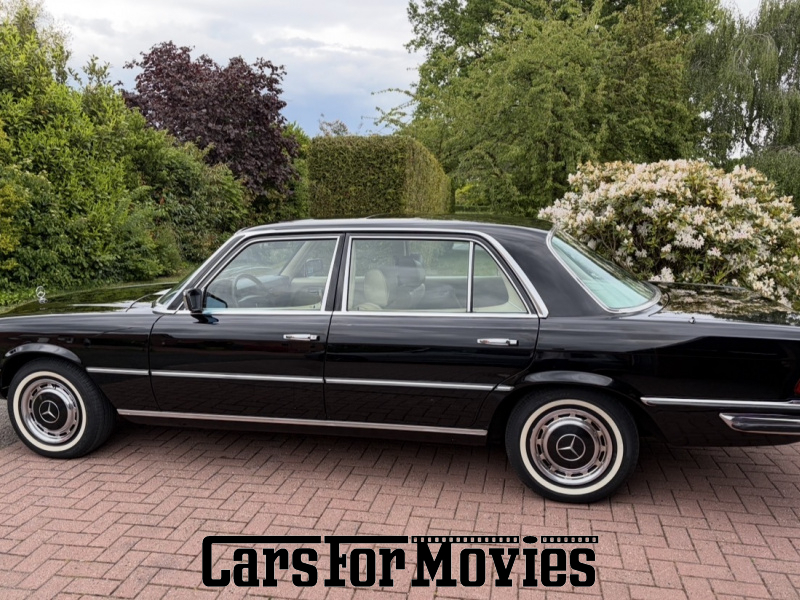 CarsForMovies | Mercedes Benz 350 SEL W116 1979 Deutschland Schwarz Beige Zivilfahrzeug Limousine DE - Nordrhein-Westfalen 7695 Schiebedach
