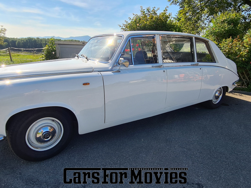 CarsForMovies | Daimler 420Ds (Rechtslenker) 1972 Deutschland Weiß Grau Zivilfahrzeug Limousine CH - Bern 7696 rhd chauffeur
