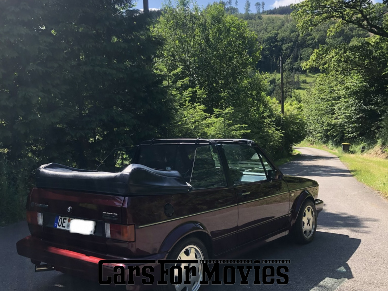 CarsForMovies | Volkswagen Golf 1 Cabrio 1993 Deutschland Rot Schwarz Zivilfahrzeug Cabrio DE - Nordrhein-Westfalen 7703 Bordeux