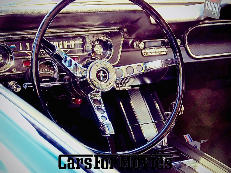 CarsForMovies | Ford Motor Company Mustang Fastback 2+2  HiPo K-Code  1965 USA Türkis Schwarz Zivilfahrzeug Muscle Car DE - Bayern 7714 