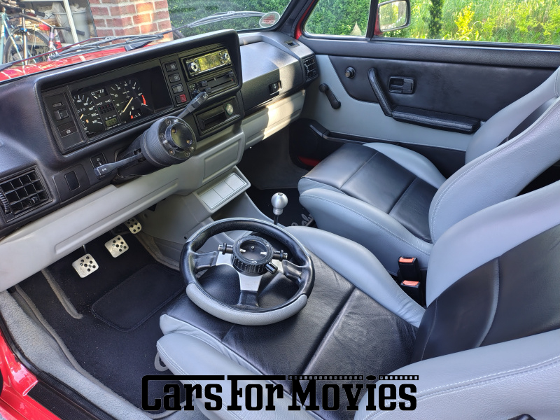 CarsForMovies | Volkswagen Golf 1 Cabrio  1992 Deutschland Rot Grau Zivilfahrzeug Cabrio DE - Brandenburg 7713 