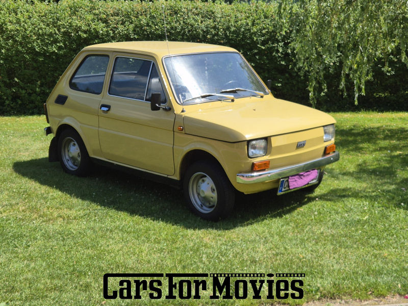 CarsForMovies | Fiat 126p  1979 Italien Gelb Schwarz Zivilfahrzeug Kleinwagen DE - Niedersachsen 7744 