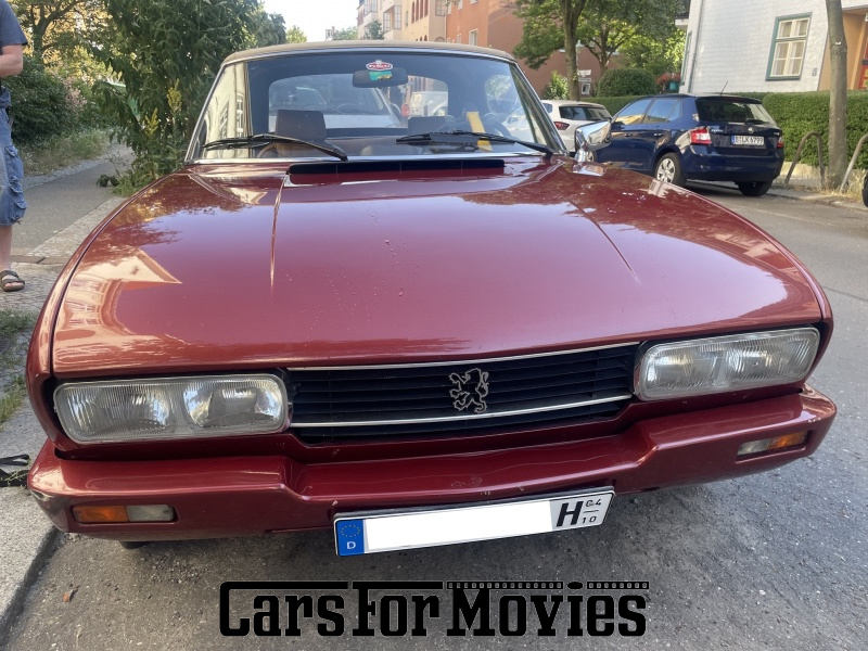 Peugeot 504 Cabriolert 1980 Frankreich Rot Beige Zivilfahrzeug Cabrio DE - Berlin 7747