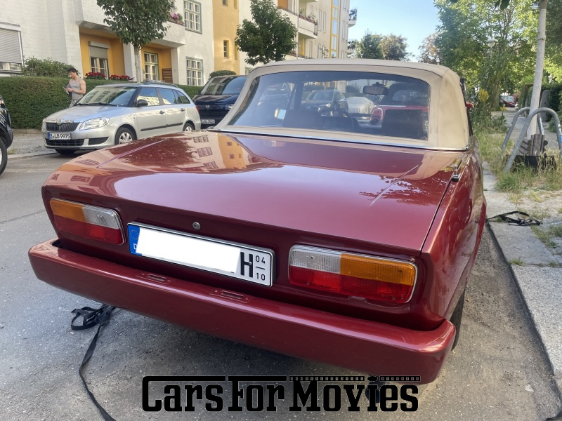 CarsForMovies | Peugeot 504 Cabriolert 1980 Frankreich Rot Beige Zivilfahrzeug Cabrio DE - Berlin 7747 
